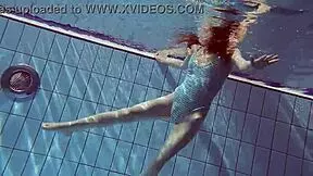 Sexy Petite Russian Pornstar Libuse Flaunts Small Tits at Pool