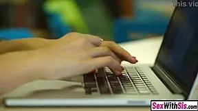 my latina milf stepsis blows my cock then rides during class