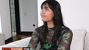 amateur latina teen deepthroats big cock sloppy then bent over pounded hard