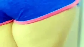 Neighbor gropes innocent teen shorts ass to outdoor creampie