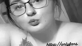 oh man that black monster cock stretches my tight white pussy so good while i moan loud