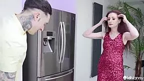 mature teacher scarlet louise bends over for young cock in hardcore pounding