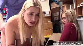 blonde milf cop freckles catches stepmom n daddys petite 18yo daughter in uniform roleplay