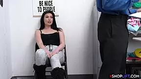 PERVERTED Cop Uses SEXY Teen as FUCK TOY Office Hardcore