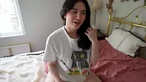 Petite Brunette Roommate Jane Wilde Cures Headache With Doggystyle Creampie