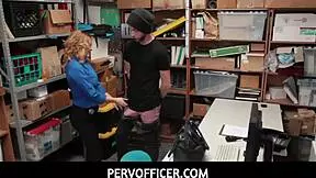 hot milf krissy lynn dominates young thief hard!