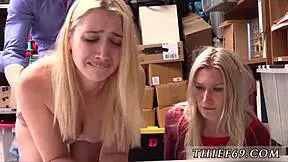 blonde milf cop freckles catches stepmom n daddys petite 18yo daughter in uniform roleplay