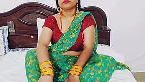 Indian Stepsister Tempts Brother's Cock Under Sheets