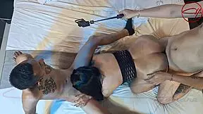 boyfriend and follower share girlfriend for double penetration cumshot pov closeup