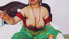 Indian Stepsister Tempts Brother's Cock Under Sheets