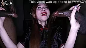 god i crave getting wrecked by two bbc monsters pounding my tight japanese holes