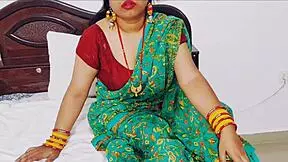 Indian Stepsister Tempts Brother's Cock Under Sheets