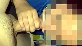 homemade blowjob with big titted latina university friend and natural tits