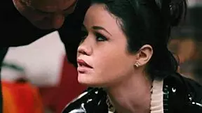 Teen Maid's Trimmed Pussy Bent Over Boss's Desk