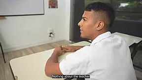 Hey teacher trades passing grade for my hard cock pounding her tight pussy in empty classroom