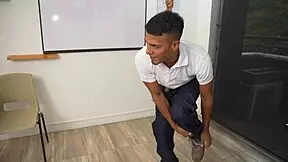 Hey teacher trades passing grade for my hard cock pounding her tight pussy in empty classroom