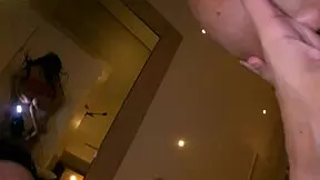 Chubby Latina BBW Teen Makes Him Cum Fast on Her Huge Natural Tits!