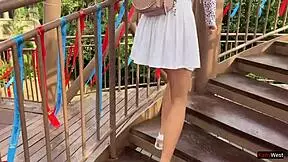 whoa public bus handjob risky flashing till he cums everywhere