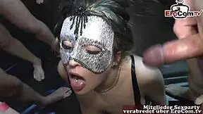 wanna see her take endless loads creampied then fucked more at the gangbang party?