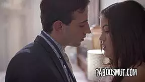 petite 18yo's hairy pussy gets licked deep then fucked hard doggystyle cowgirl