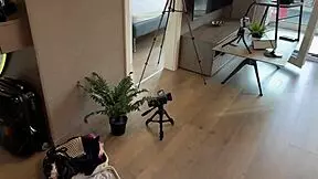 WOW Skinny Cheerleader's Big Tits Turn Fashion Shoot Into Wild Porn Casting!