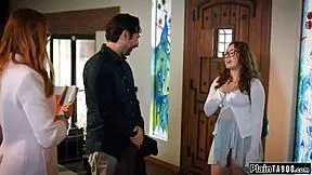 Naughty college coed trades dirt for deepthroat and old man pounding