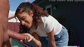 Stepdaughter's Shy Petite Body Takes Full Monster Cock from Stepdad