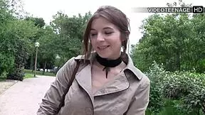 Lovely sandy 18yo spreads tight pussy lips for dildo casting interview next door