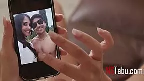 Stepmom, hesitate before he licks shaved pussy?