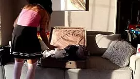 WOW Skinny Cheerleader's Big Tits Turn Fashion Shoot Into Wild Porn Casting!