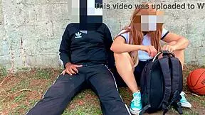 aluna you gave it to professor in abandoned house got caught voyeur style