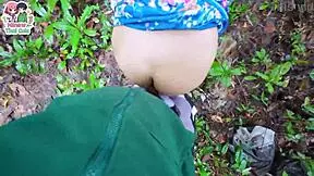 hey thai teen picking mushrooms suddenly gets her pussy fucked outdoors pov