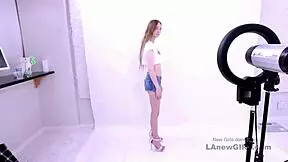 Skinny Blonde Model Fucked Raw At Audition Casting!