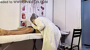 Nurse Sees Patient's Hard Cock and Chokes on It Deep!