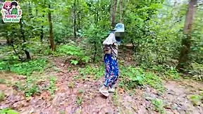 hey thai teen picking mushrooms suddenly gets her pussy fucked outdoors pov