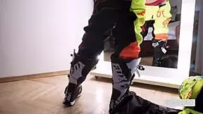 horny athletic teen you ready for bent over doggystyle anal blowjob and passionate titty fuck on motorcycle?