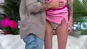 skinny blonde sophie tyler picked up by bryan gozzling for wet pussy licking blowjob doggystyle riding cowgirl creampie in heels