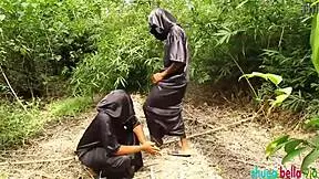 bbc craving milf bends over for monster cock pounding pussy squirt creampie