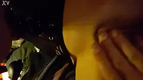 Petite French Exhibitionist Masturbates In Lingerie