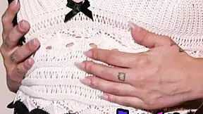 thanksgiving dare has latina teen beca barbie stripping to show small tits pussy 🔥🍑