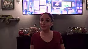 sheena ryder seduces son's friend in dark theater room