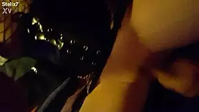 Petite French Exhibitionist Masturbates In Lingerie