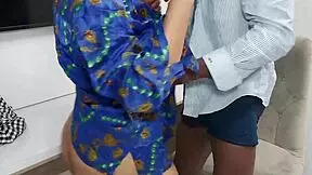 Husband Catches Maid Bent Over Fucked Hard Cumshot Doggystyle Sitting Room