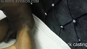 african ebony babe destroys huge white cucumber in wild bedroom play