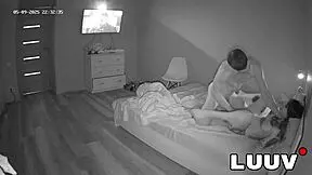 Real Couple Turns Bedroom Thrill into Homemade Voyeur Sex Show
