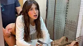 Very Fat Stepdad Sneaks Into Bathroom With Petite Young Stepdaughter All Caught On Camera He Wins Big But She Doesn't