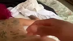 petite latina amateur begs for ebony creampie filling her tight pussy deep