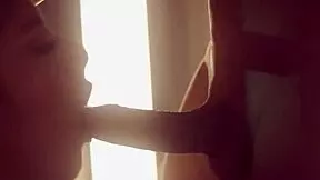 Does busty colombian Naty fuck stranger's thick cock romantically with huge tits bouncing?