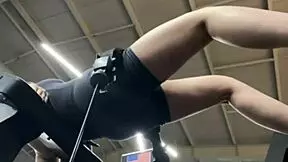 Fat Bbw Teen Cums Hard Fingering Big Tits Gym