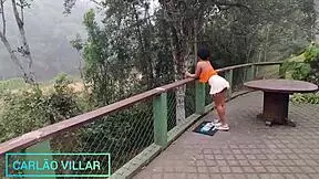 hot pretinha surrenders emotionally to deep cock sucking bliss